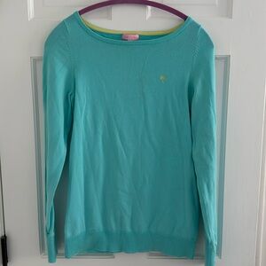 Lilly Pulitzer Teal Sweater